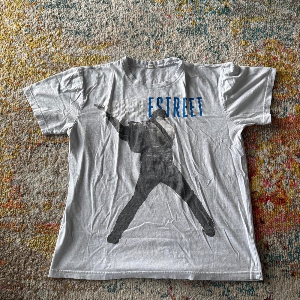 Bruce Springsteen E Street Band Shirt  Large Gray Tour Graphic USA